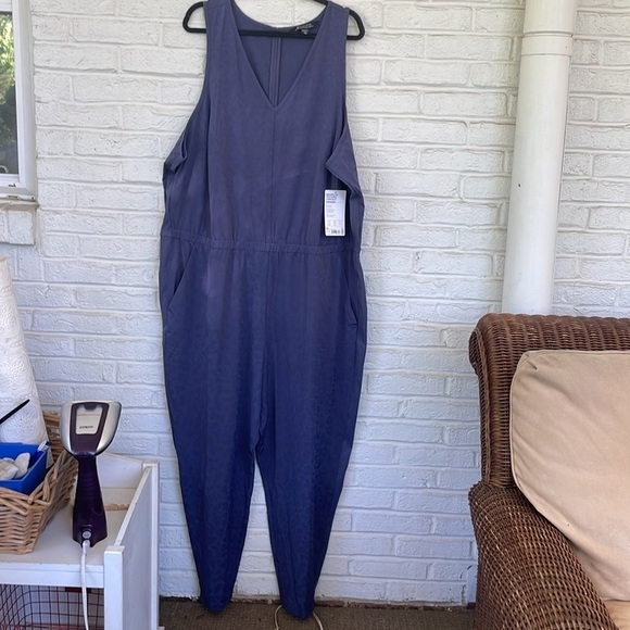 NWTAthleta Brooklyn Textured Jumpsuit Medieval Violet - Picture 4 of 11